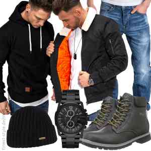 Top herren-Outfit im Finest-Trend-Style für ein selbstbewusstes Modegefühl mit tollen Produkten