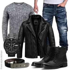 Top herren-Outfit im Finest-Trend-Style für ein selbstbewusstes Modegefühl mit tollen Produkten