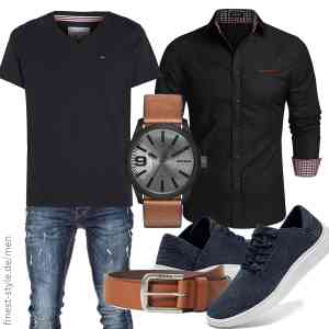 Top herren-Outfit im Finest-Trend-Style für ein selbstbewusstes Modegefühl mit tollen Produkten