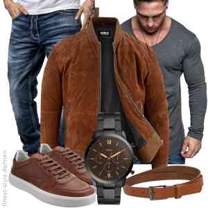 Top herren-Outfit im Finest-Trend-Style für ein selbstbewusstes Modegefühl mit tollen Produkten