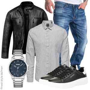 Top herren-Outfit im Finest-Trend-Style für ein selbstbewusstes Modegefühl mit tollen Produkten