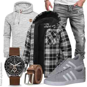 Top herren-Outfit im Finest-Trend-Style für ein selbstbewusstes Modegefühl mit tollen Produkten