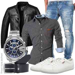 Top herren-Outfit im Finest-Trend-Style für ein selbstbewusstes Modegefühl mit tollen Produkten