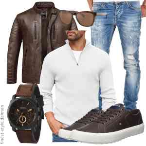 Top herren-Outfit im Finest-Trend-Style für ein selbstbewusstes Modegefühl mit tollen Produkten