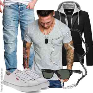 Top herren-Outfit im Finest-Trend-Style für ein selbstbewusstes Modegefühl mit tollen Produkten