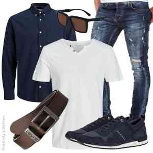 Top herren-Outfit im Finest-Trend-Style für ein selbstbewusstes Modegefühl mit tollen Produkten