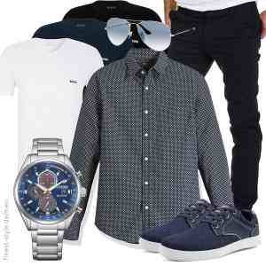 Top herren-Outfit im Finest-Trend-Style für ein selbstbewusstes Modegefühl mit tollen Produkten