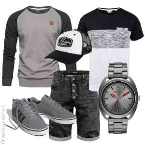 Top herren-Outfit im Finest-Trend-Style für ein selbstbewusstes Modegefühl mit tollen Produkten