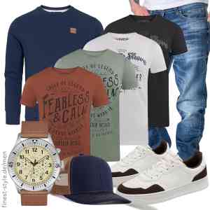 Top herren-Outfit im Finest-Trend-Style für ein selbstbewusstes Modegefühl mit tollen Produkten