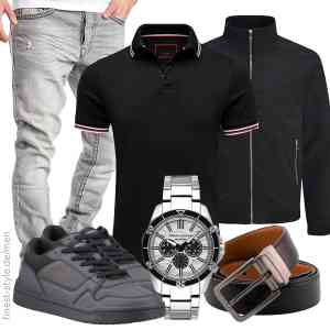 Top herren-Outfit im Finest-Trend-Style für ein selbstbewusstes Modegefühl mit tollen Produkten