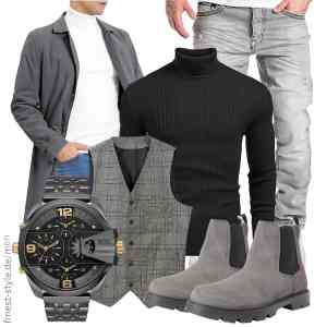 Top herren-Outfit im Finest-Trend-Style für ein selbstbewusstes Modegefühl mit tollen Produkten