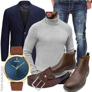 Top herren-Outfit im Finest-Trend-Style für ein selbstbewusstes Modegefühl mit tollen Produkten