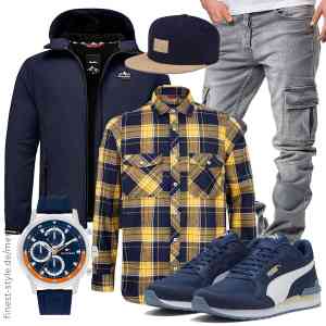 Top herren-Outfit im Finest-Trend-Style für ein selbstbewusstes Modegefühl mit tollen Produkten