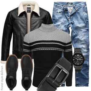 Top herren-Outfit im Finest-Trend-Style für ein selbstbewusstes Modegefühl mit tollen Produkten