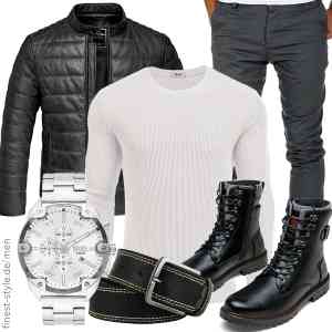 Top herren-Outfit im Finest-Trend-Style für ein selbstbewusstes Modegefühl mit tollen Produkten