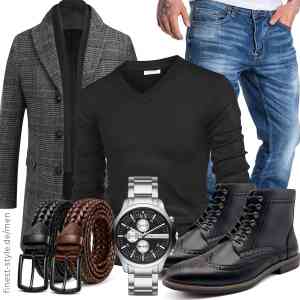 Top herren-Outfit im Finest-Trend-Style für ein selbstbewusstes Modegefühl mit tollen Produkten