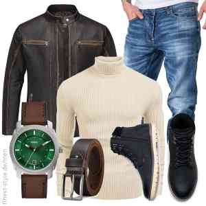 Top herren-Outfit im Finest-Trend-Style für ein selbstbewusstes Modegefühl mit tollen Produkten