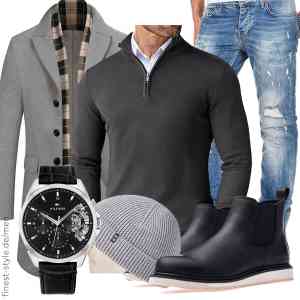 Top herren-Outfit im Finest-Trend-Style für ein selbstbewusstes Modegefühl mit tollen Produkten