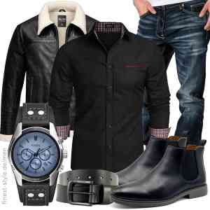 Top herren-Outfit im Finest-Trend-Style für ein selbstbewusstes Modegefühl mit tollen Produkten