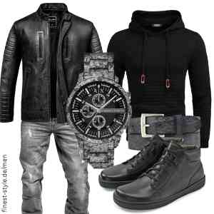 Top herren-Outfit im Finest-Trend-Style für ein selbstbewusstes Modegefühl mit tollen Produkten