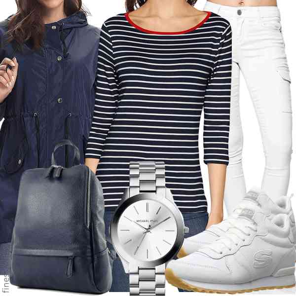 Top herren-Outfit im Finest-Trend-Style für ein selbstbewusstes Modegefühl mit tollen Produkten von Abollria,TOM TAILOR,Elara,Michael Kors,modamoda de,Skechers