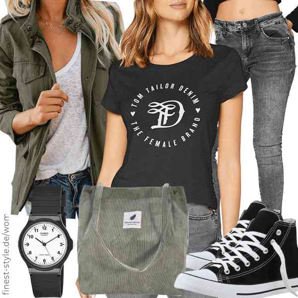Top herren-Outfit im Finest-Trend-Style für ein selbstbewusstes Modegefühl mit tollen Produkten von Imily Bela,TOM TAILOR Denim,Mavi,Casio,Raiatea,stiefelparadies