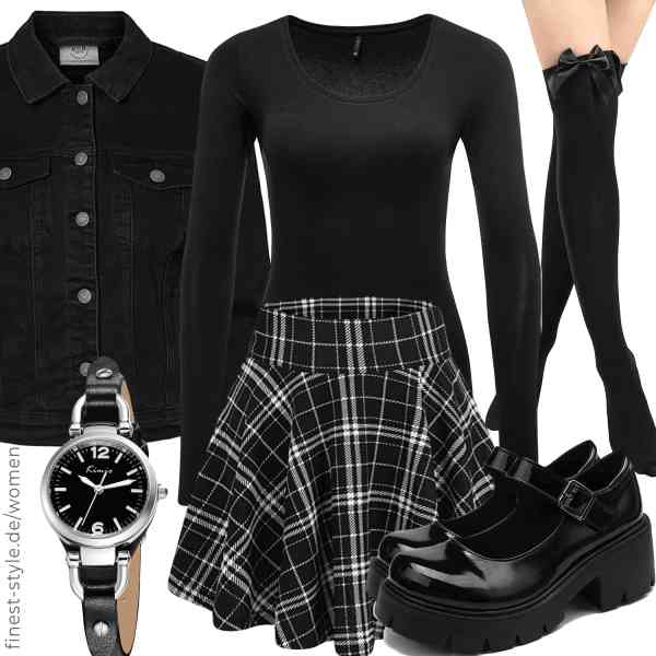 Top frauen-Outfit im Finest-Trend-Style für ein selbstbewusstes Modegefühl mit tollen Produkten von VERO MODA,ONLY,DJT FASHION,Alienwork,SATINIOR,WangQiLing