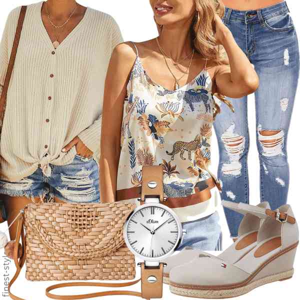 Top frauen-Outfit im Finest-Trend-Style für ein selbstbewusstes Modegefühl mit tollen Produkten von YOINS,Wantschun,Ghemdilmn,s.Oliver,JOSEKO,Tommy Hilfiger