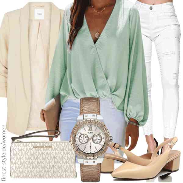 Top herren-Outfit im Finest-Trend-Style für ein selbstbewusstes Modegefühl mit tollen Produkten von PIECES,Style Dome,Elara,Guess,Michael Kors,CASTAMERE