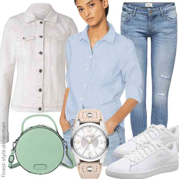 Top herren-Outfit im Finest-Trend-Style für ein selbstbewusstes Modegefühl mit tollen Produkten von TOM TAILOR Denim,Amazon Essentials,ONLY,s.Oliver,CASAdiNOVA,PUMA