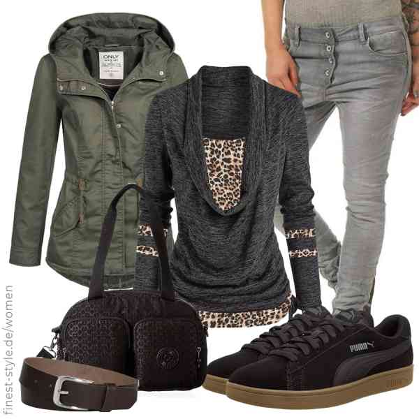 Top frauen-Outfit im Finest-Trend-Style für ein selbstbewusstes Modegefühl mit tollen Produkten von ONLY,GFPGNDFHG,Lexxury,Vascavi,Kipling,PUMA