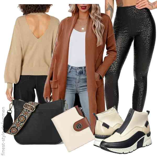 Top frauen-Outfit im Finest-Trend-Style für ein selbstbewusstes Modegefühl mit tollen Produkten von kinstell,The Drop,RIOJOY,BOSTANTEN,BOSTANTEN,Rieker