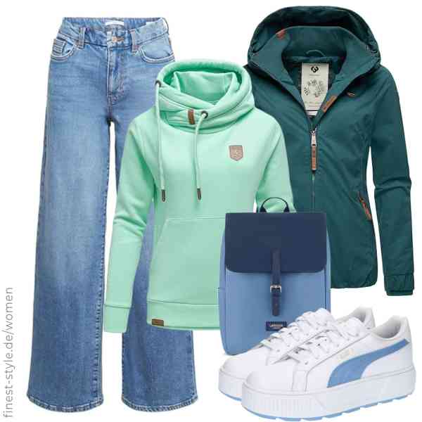 Top frauen-Outfit im Finest-Trend-Style für ein selbstbewusstes Modegefühl mit tollen Produkten von Ragwear,REPUBLIX,edc by Esprit,LARKSON,PUMA