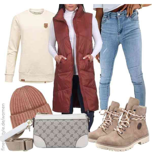 Top frauen-Outfit im Finest-Trend-Style für ein selbstbewusstes Modegefühl mit tollen Produkten von VERO MODA,REPUBLIX,LEGRANCE,PIECES,Joop!,Rieker