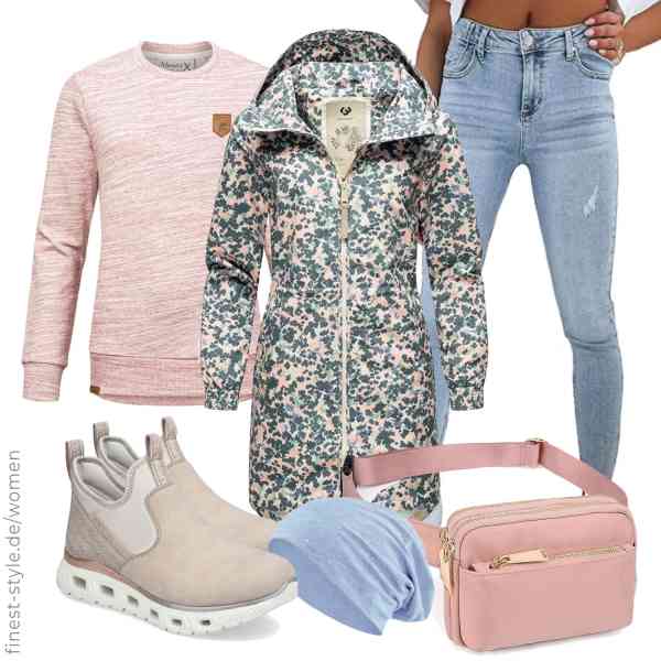 Top frauen-Outfit im Finest-Trend-Style für ein selbstbewusstes Modegefühl mit tollen Produkten von Ragwear,REPUBLIX,LEGRANCE,Balinco,UTO,Rieker