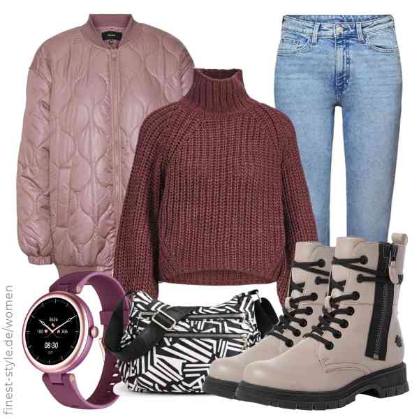 Top frauen-Outfit im Finest-Trend-Style für ein selbstbewusstes Modegefühl mit tollen Produkten von VERO MODA,JACK & JONES,ESPRIT,SHANG WING,Jywmsc,MARCO TOZZI