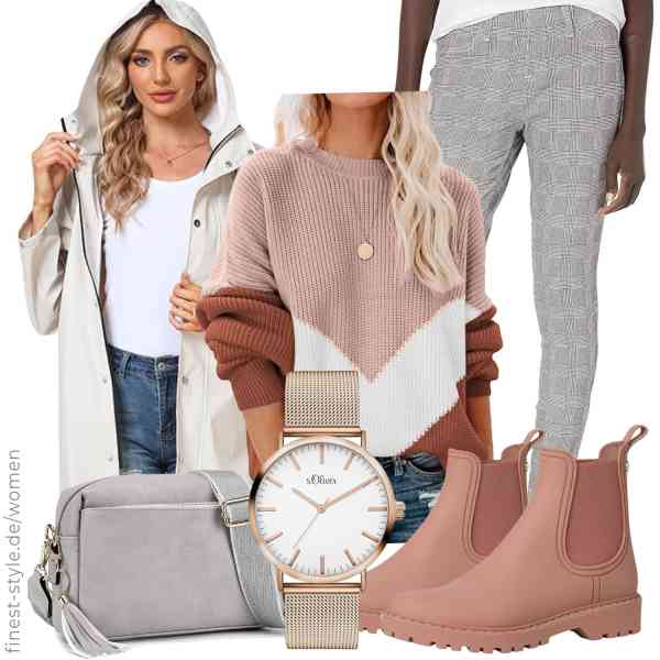 Top frauen-Outfit im Finest-Trend-Style für ein selbstbewusstes Modegefühl mit tollen Produkten von UNIQUEBELLA,Lantch,Amazon Essentials,s.Oliver,Roulens,Tamaris