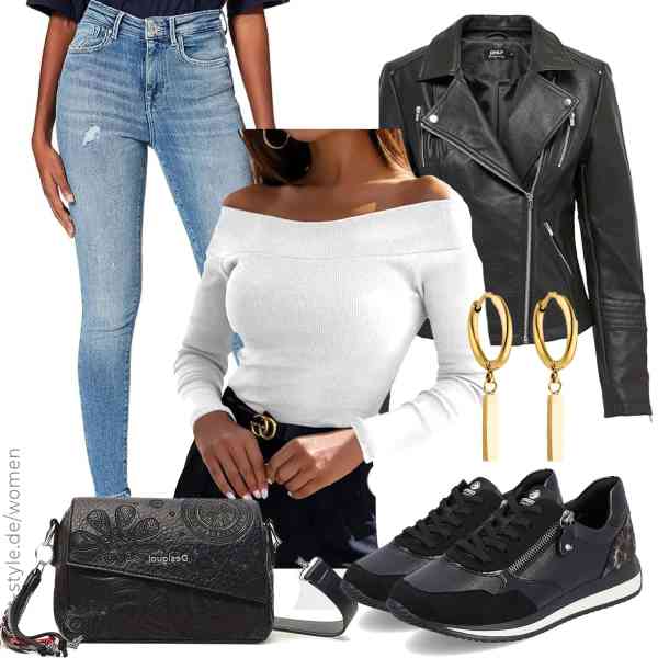 Top frauen-Outfit im Finest-Trend-Style für ein selbstbewusstes Modegefühl mit tollen Produkten von ONLY,YBENLOVER,ONLY,Purelei,Desigual,Remonte