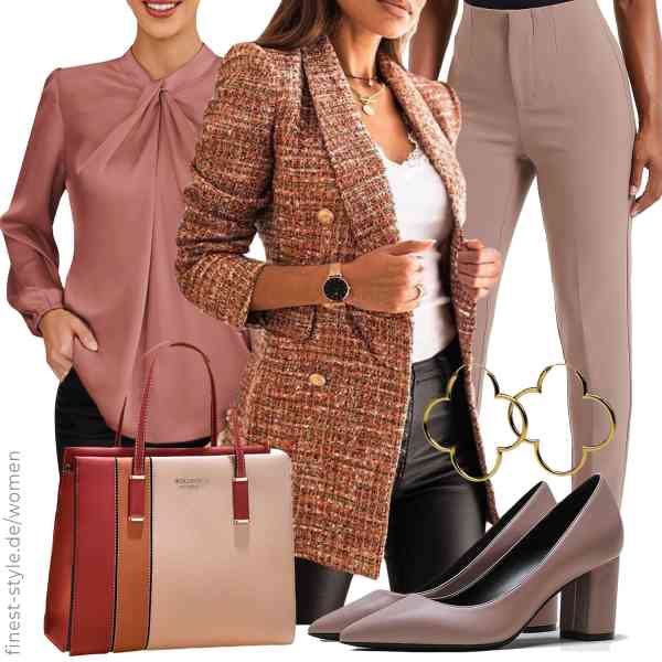 Top frauen-Outfit im Finest-Trend-Style für ein selbstbewusstes Modegefühl mit tollen Produkten von Soulolo,GRACE KARIN,VERO MODA,NICOLE & DORIS,SILBERMOOS,Generic