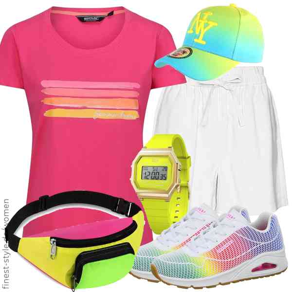 Top frauen-Outfit im Finest-Trend-Style für ein selbstbewusstes Modegefühl mit tollen Produkten von Regatta,VERO MODA,Xuniea,ICE-WATCH,Hip Hop Honour,Skechers