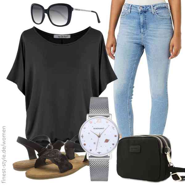 Top frauen-Outfit im Finest-Trend-Style für ein selbstbewusstes Modegefühl mit tollen Produkten von Van Der Rich,Calvin Klein Jeans,Radiant,GUESS,Picard,Rieker