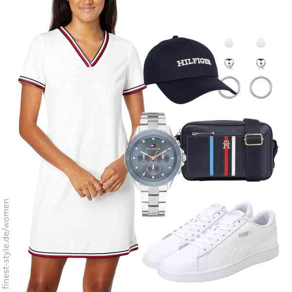 Top frauen-Outfit im Finest-Trend-Style für ein selbstbewusstes Modegefühl mit tollen Produkten von Tommy Hilfiger,Tommy Hilfiger,BONNYBIRD,Tommy Hilfiger,Tommy Hilfiger,PUMA