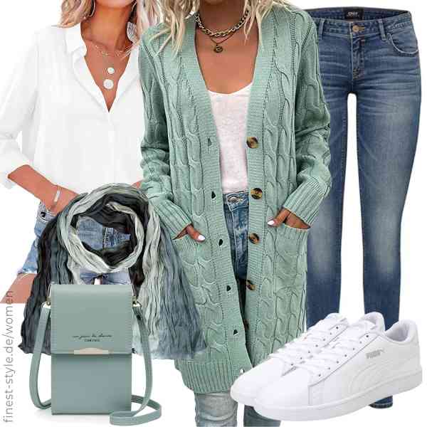 Top frauen-Outfit im Finest-Trend-Style für ein selbstbewusstes Modegefühl mit tollen Produkten von Acramy,NONSAR,ONLY,Katech,GURU SHOP,PUMA