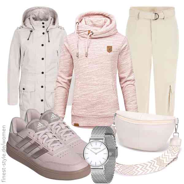 Top frauen-Outfit im Finest-Trend-Style für ein selbstbewusstes Modegefühl mit tollen Produkten von Knuffelwuff,REPUBLIX,GUESS,Liebeskind,Atgbiem,adidas