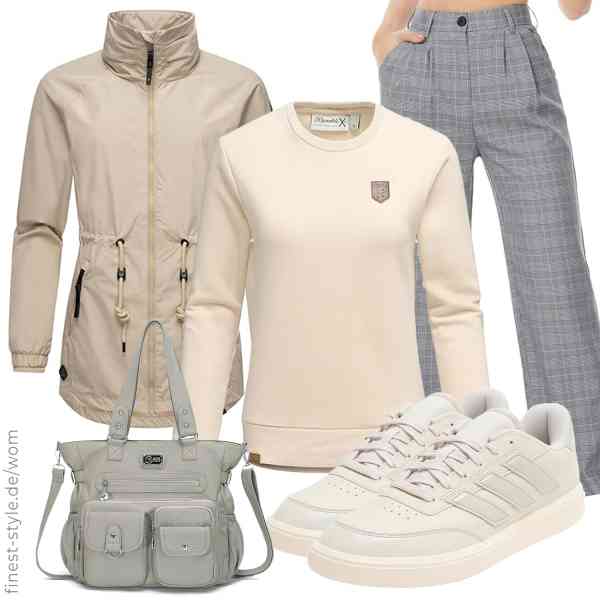 Top frauen-Outfit im Finest-Trend-Style für ein selbstbewusstes Modegefühl mit tollen Produkten von Ragwear,REPUBLIX,Tapata,KL928,adidas