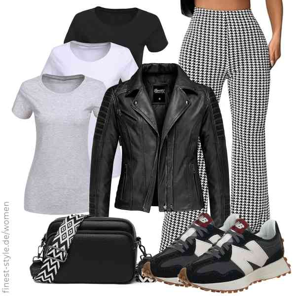 Top frauen-Outfit im Finest-Trend-Style für ein selbstbewusstes Modegefühl mit tollen Produkten von REPUBLIX,Liking,GORGLITTER,TIAASTAP,New Balance