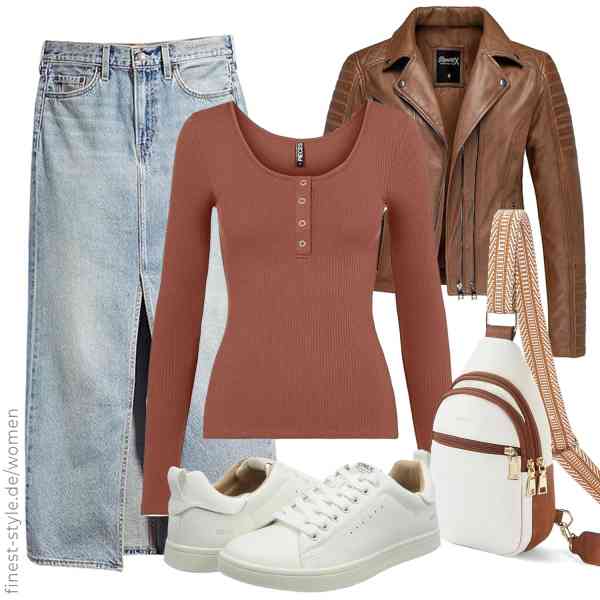 Top frauen-Outfit im Finest-Trend-Style für ein selbstbewusstes Modegefühl mit tollen Produkten von ,PIECES,Levi's,Telena,ONLY