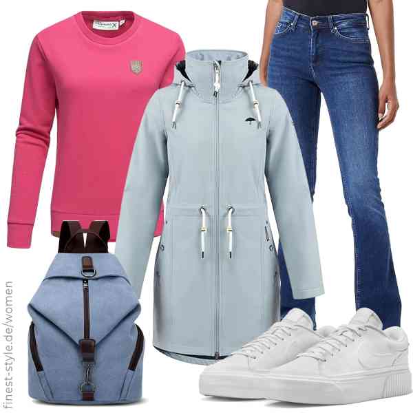 Top frauen-Outfit im Finest-Trend-Style für ein selbstbewusstes Modegefühl mit tollen Produkten von Schmuddelwedda,REPUBLIX,ONLY,DORRISO,Nike