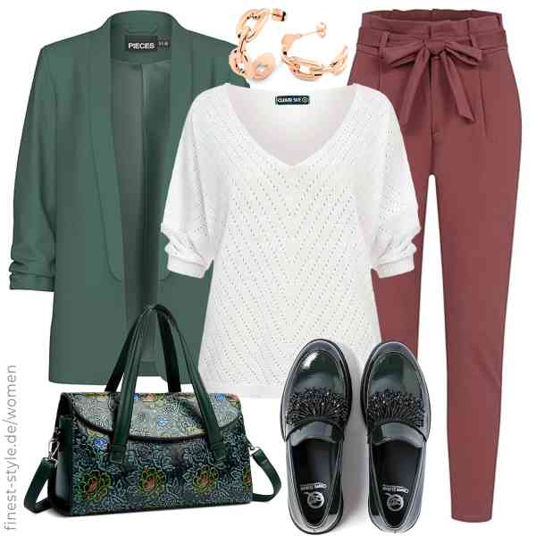 Top frauen-Outfit im Finest-Trend-Style für ein selbstbewusstes Modegefühl mit tollen Produkten von PIECES,Cloud 5ive,Cloud 5ive,THIORA,DEEVORCA,QUEEN HELENA