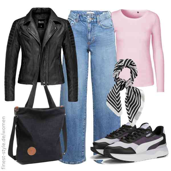 Top frauen-Outfit im Finest-Trend-Style für ein selbstbewusstes Modegefühl mit tollen Produkten von REPUBLIX,PUMA,Green Cat,ONLY,JANSBEN,FRAAS,PUMA,REPUBLIX,Green Cat,ONLY,JANSBEN,FRAAS,PUMA